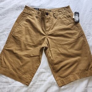 Aeropostale Men's Longboard Shorts Brown Stretch Confortable Flexible Size 27